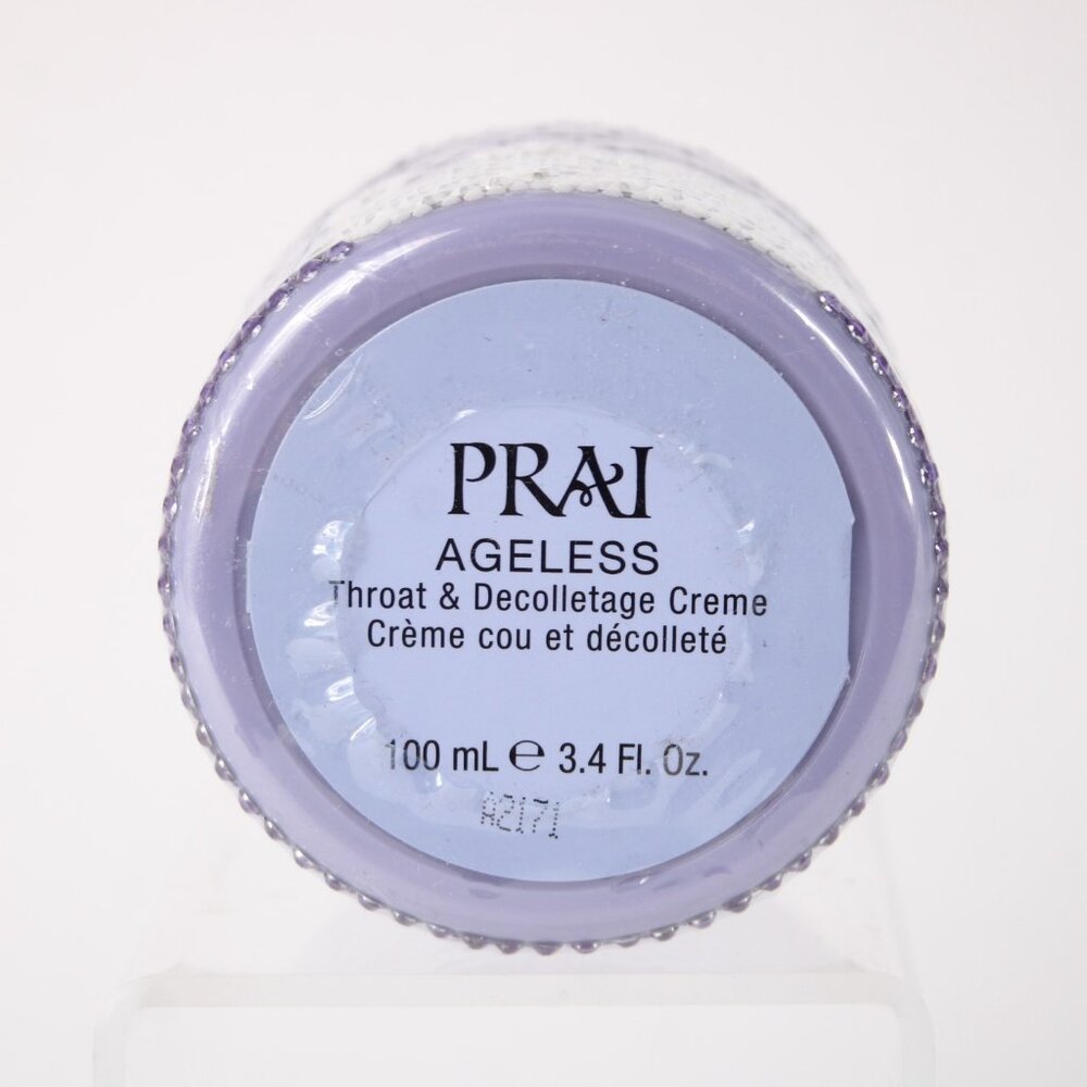 Prai Creme SEALED Ageless 100ml 3.4 Fl oz Throat And Decolletage Creme